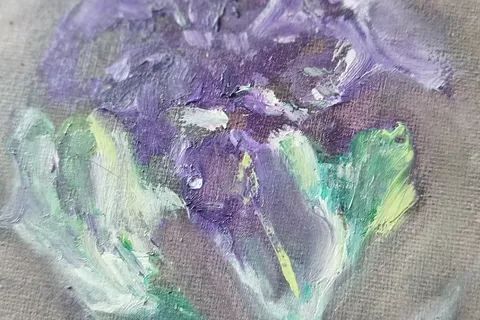 Détail — Bouquet pour une visite impossible