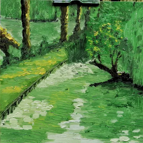Détail — Le jardin vert de Maubuisson