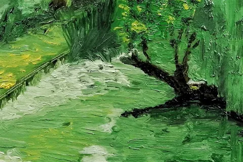 Détail — Le jardin vert de Maubuisson