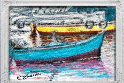 Barques bleues d’Alexandrie