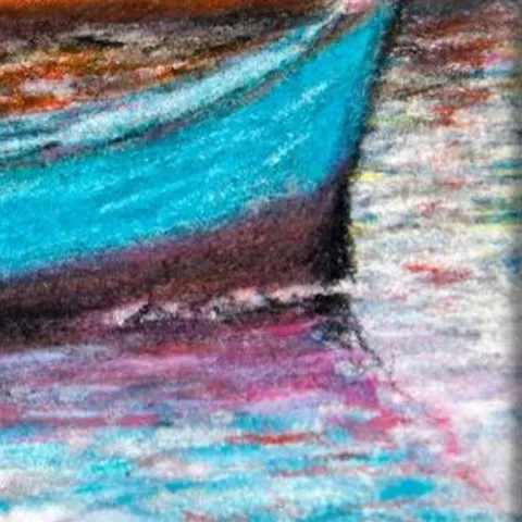 Détail — Barques bleues d’Alexandrie