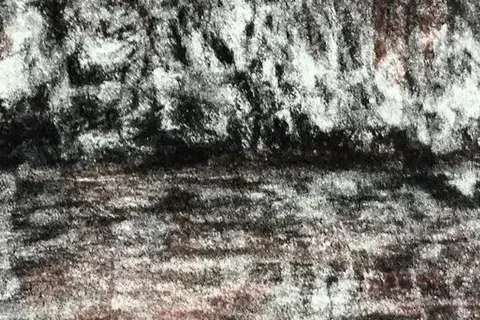 Détail — Lune sur l’eau noire