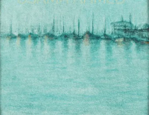 Mâts dans la brume turquoise