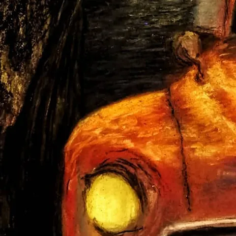 Détail — L’attente sous le ciel jaune