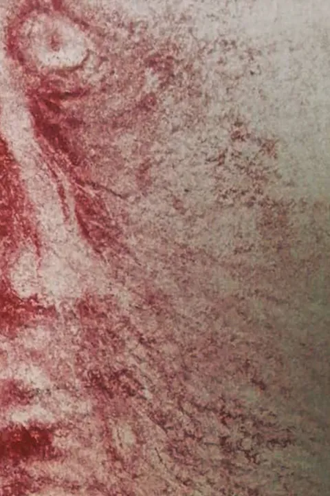 Détail — Visage de sanguine
