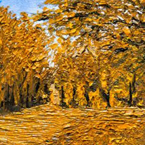 Détail — L’allée d’or