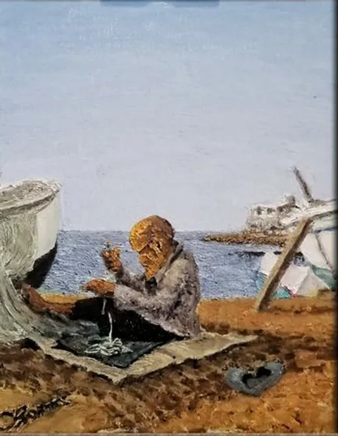 Le pêcheur raccommode ses rêves