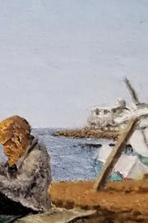 Détail — Le pêcheur raccommode ses rêves