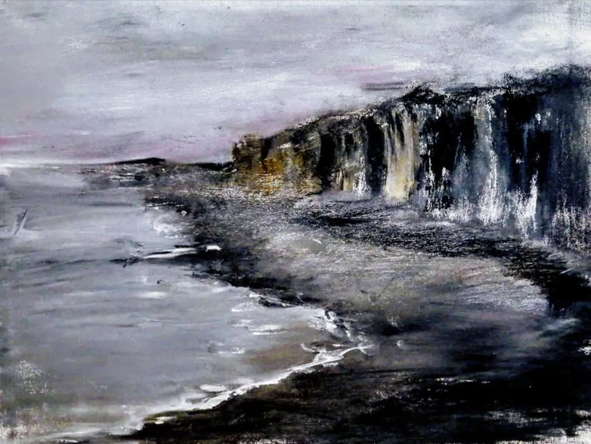 Falaises sous l’orage
