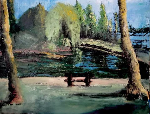 Détail — Le pont du parc