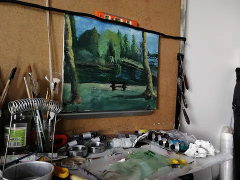 Détail — Le pont du parc