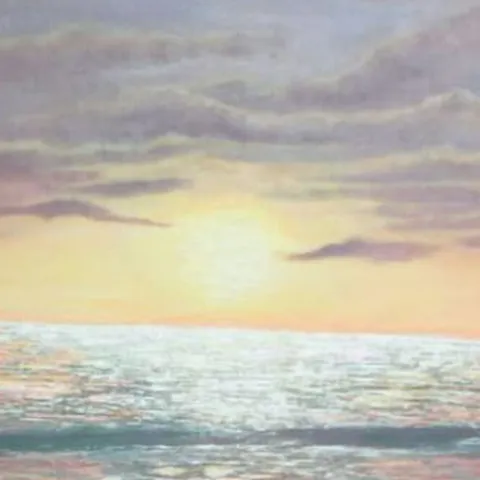 Détail — Dauphin au crépuscule