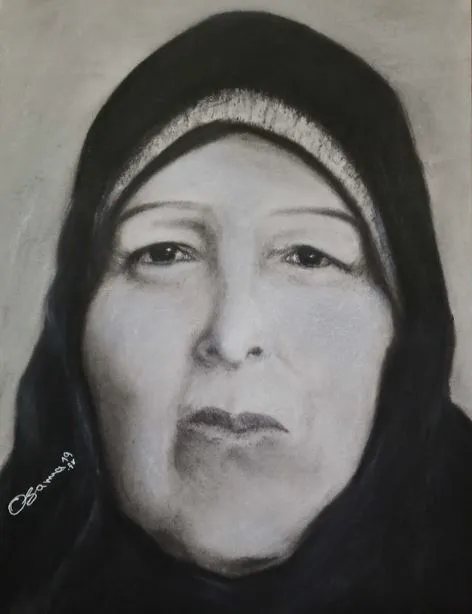 Détail — Portrait voilé
