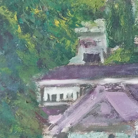 Détail — La rue qui descend vers l’Oise