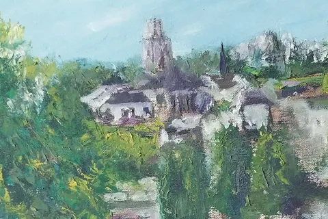 Détail — La rue qui descend vers l’Oise