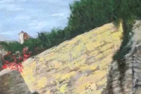Détail — Le vieux mur de Pontoise