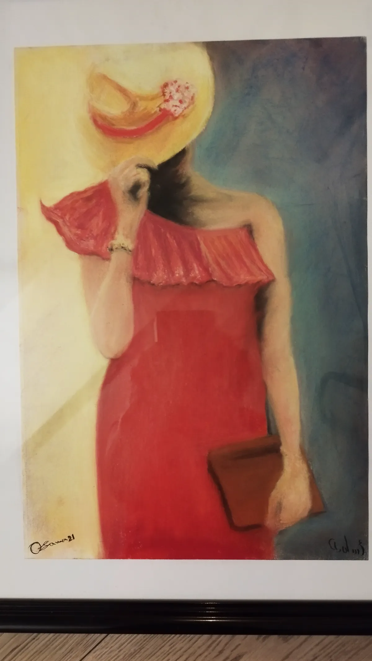 La dame en rouge