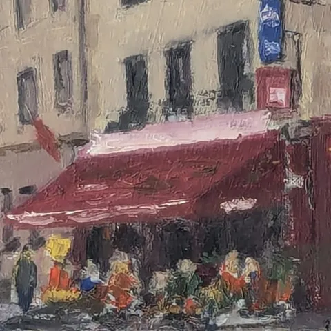 Détail — Le restaurant du coin de la place
