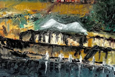 Détail — Maisons au bord de l’eau