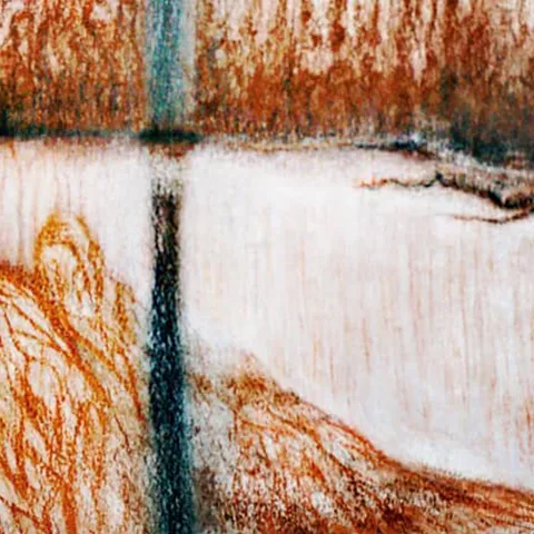 Détail — Lac de flammes