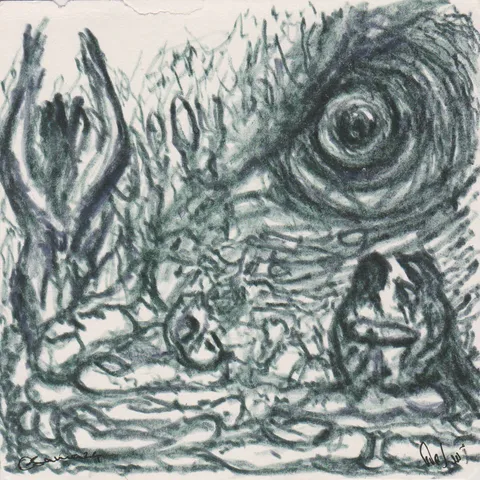 Détail — L’œil du tourment