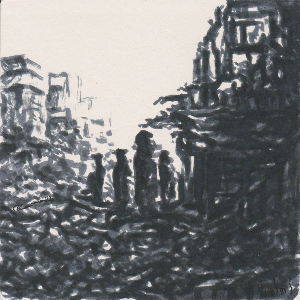 Gaza, les murs debout