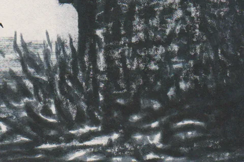 Détail — La tombe du témoin