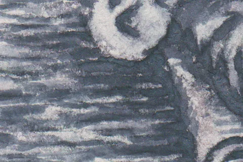 Détail — Ce qui reste sur le sable