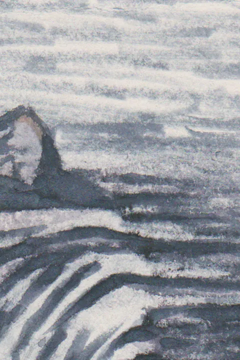 Détail — Ce qui reste sur le sable
