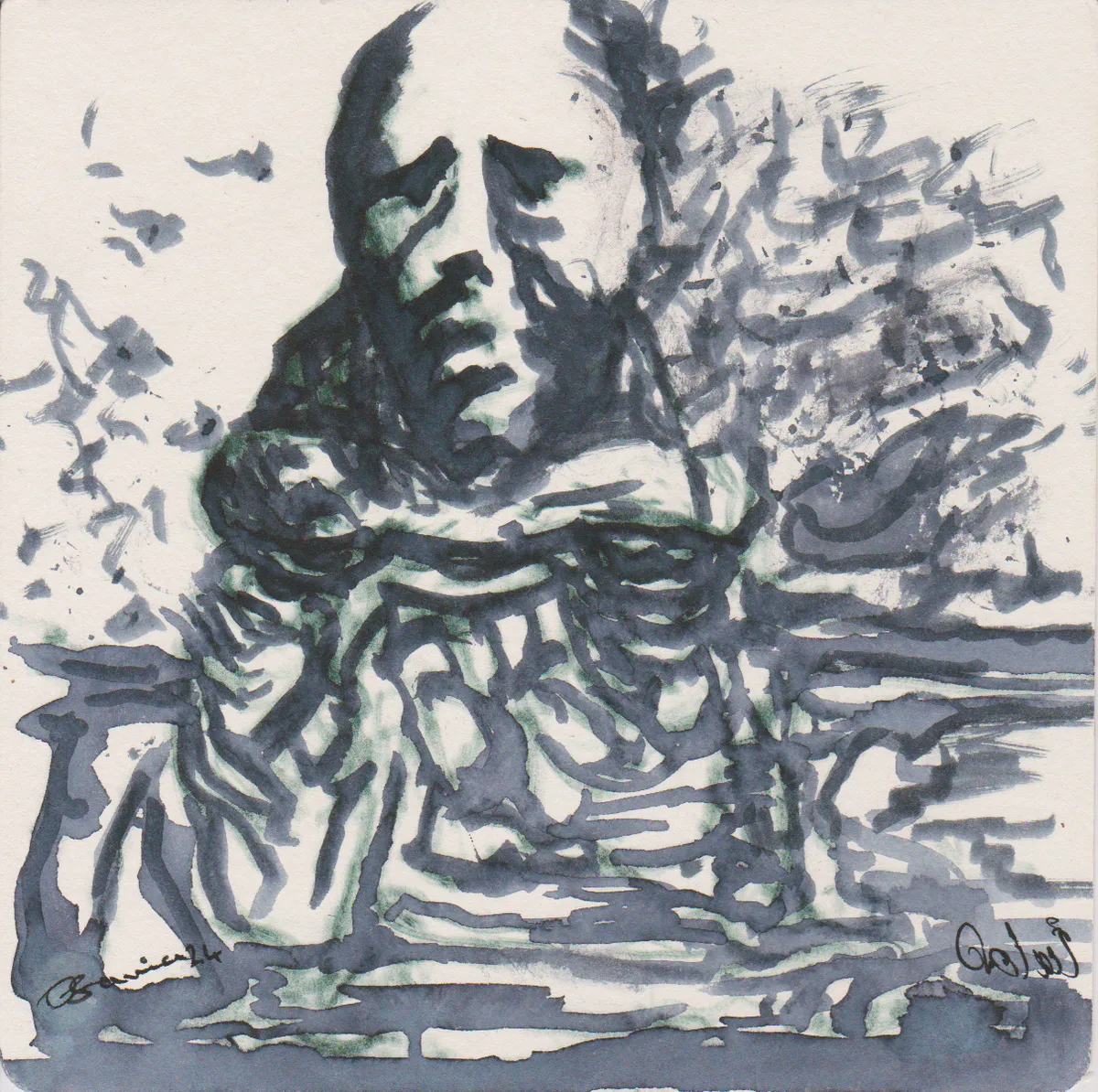 Visage dans la tourmente