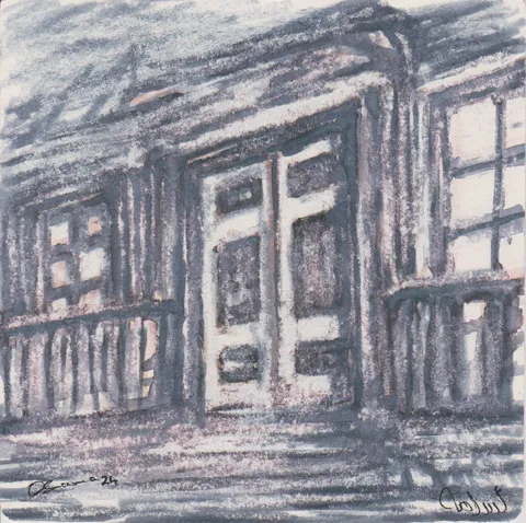 La porte de l’immeuble