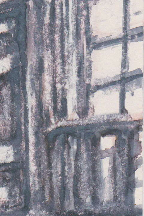 Détail — La porte de l’immeuble