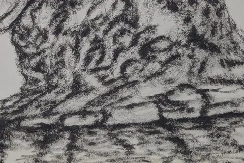 Détail — Le soldat qui se penche
